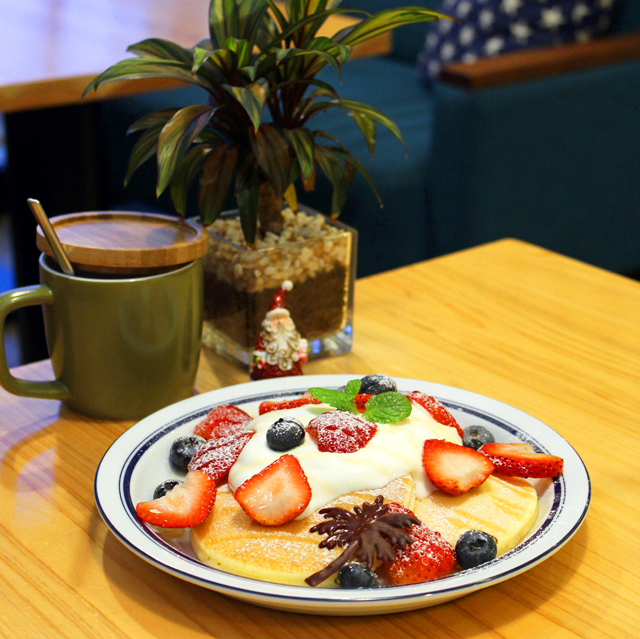 王道 ふわふわパンケーキ めちゃウマ 17 11月 Cake Cafe Bliss 洋菓子 浜松市北区 い らナビ